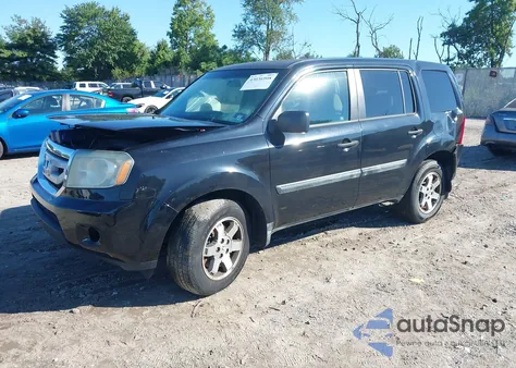 2011 Honda Pilot Lx from USA, damaged, VIN 5FNYF4H29BB015034